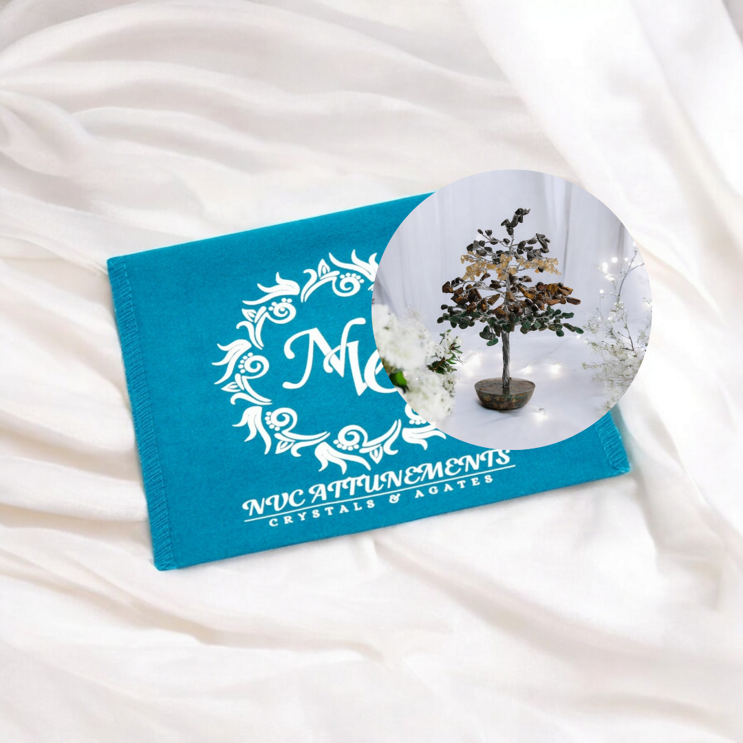 Money Magnet Natural Crystal Stone Tree