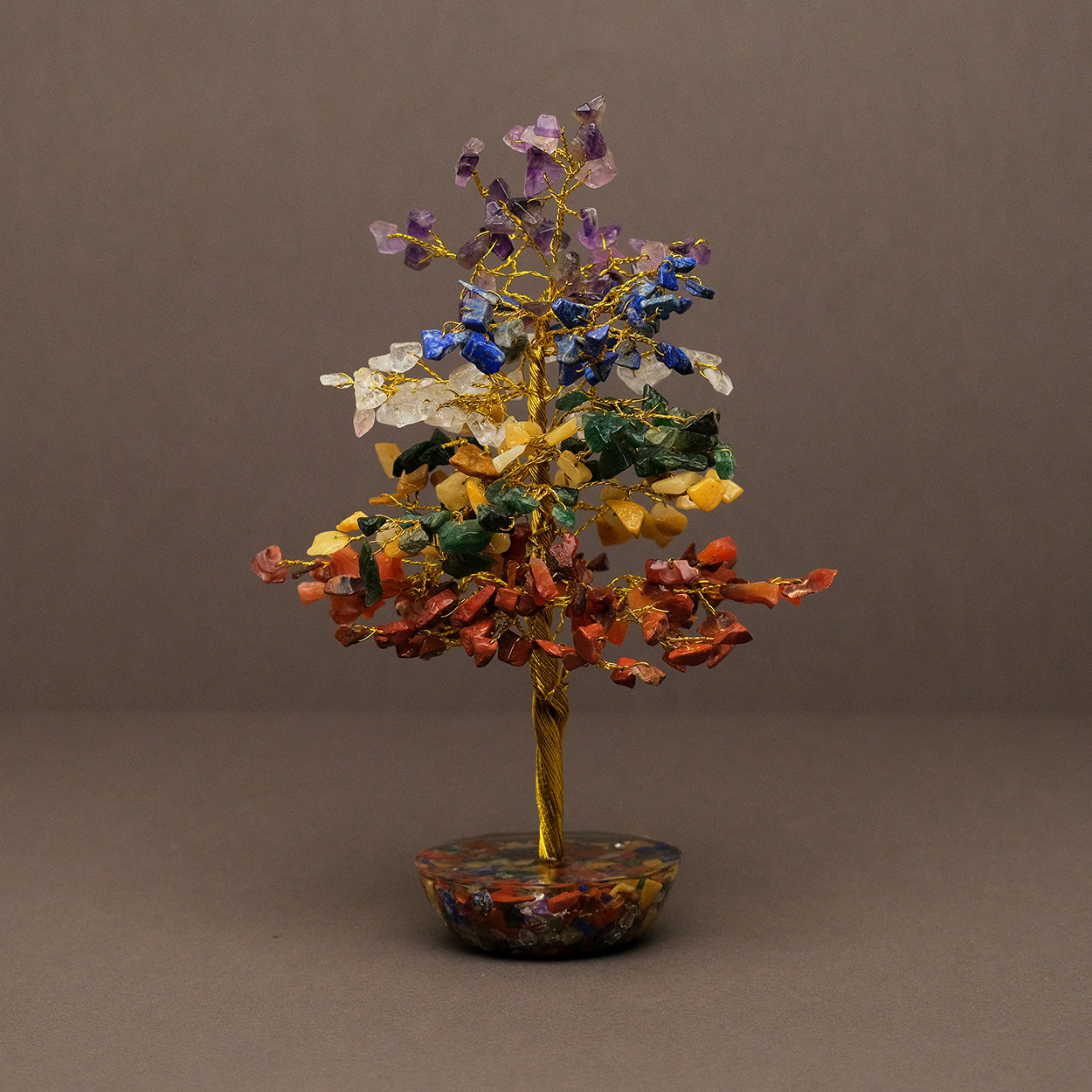 Seven Chakra Natural Crystal Stone Tree