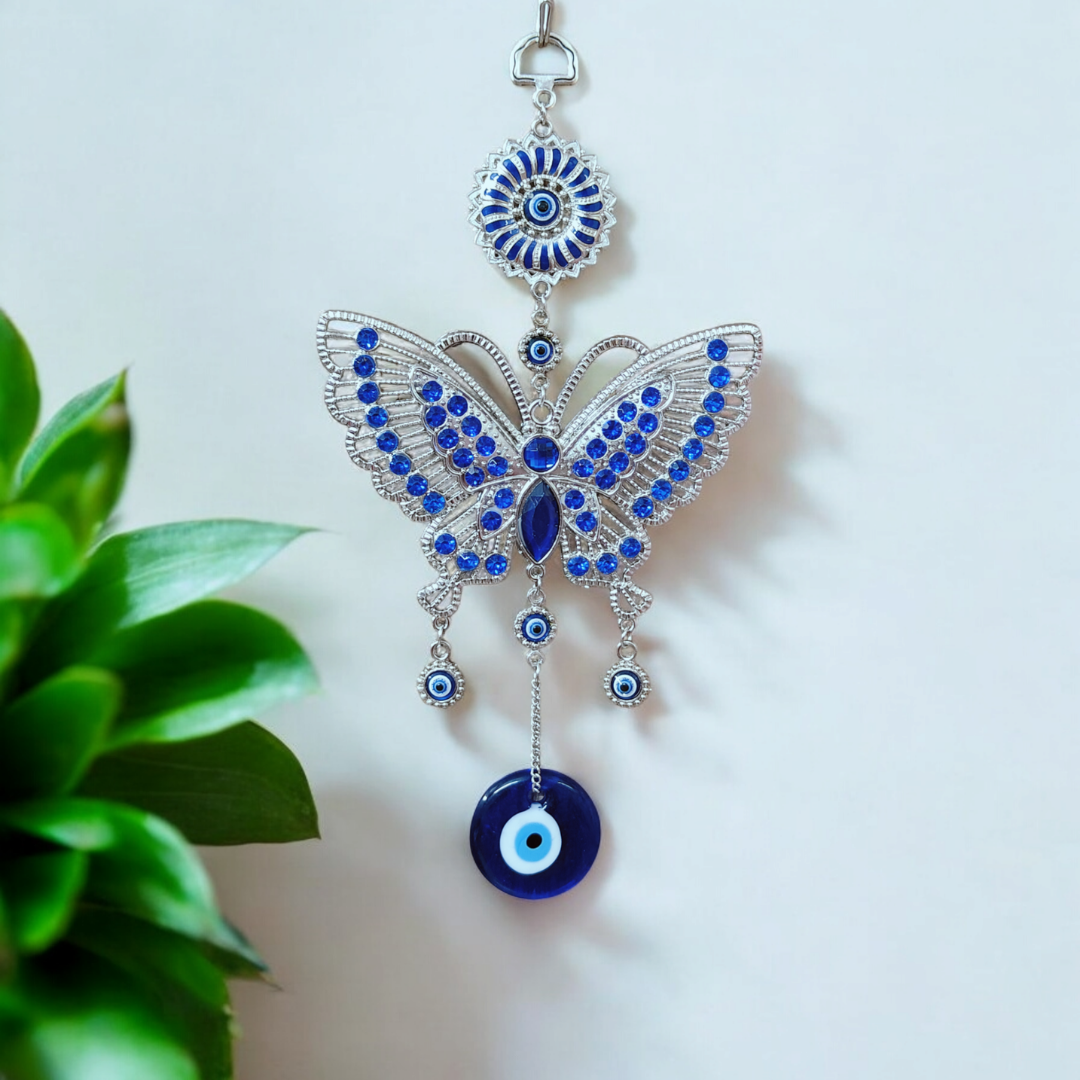Butterfly Evil Eye Wall Hanging