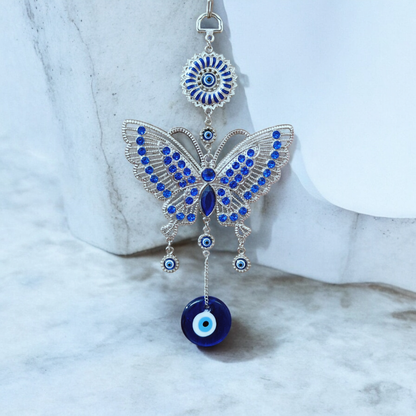 Butterfly Evil Eye Wall Hanging