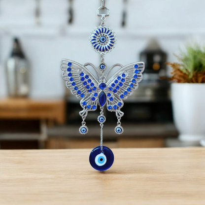 Butterfly Evil Eye Wall Hanging