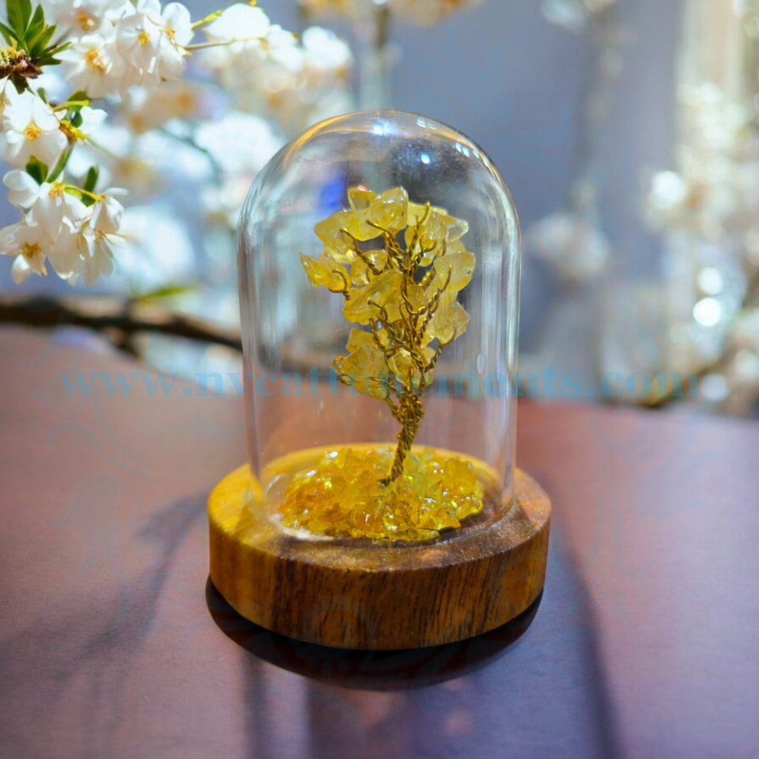 Citrine Table and Car Decor Tree