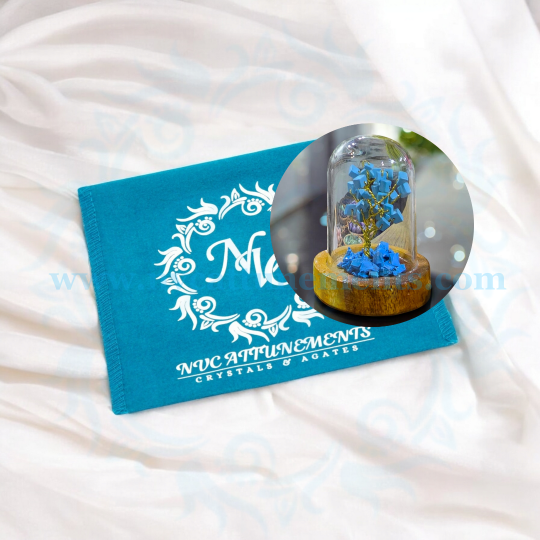 Turquoise Table and Car Décor Tree