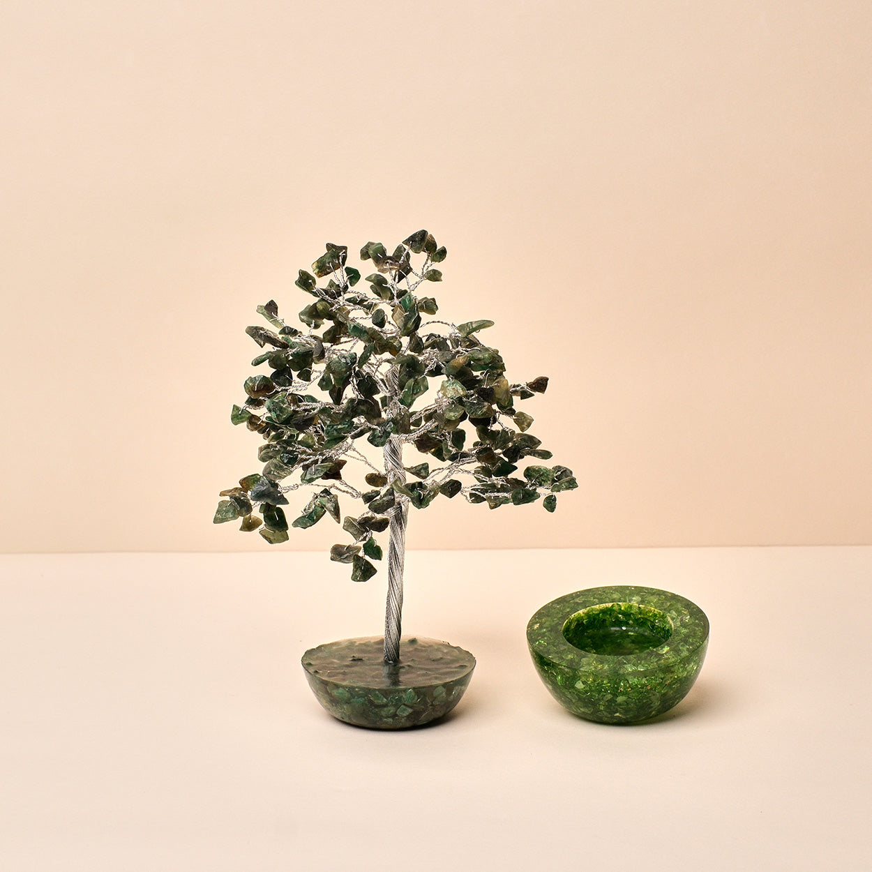 Jade Combo (Tree-candle Holder)