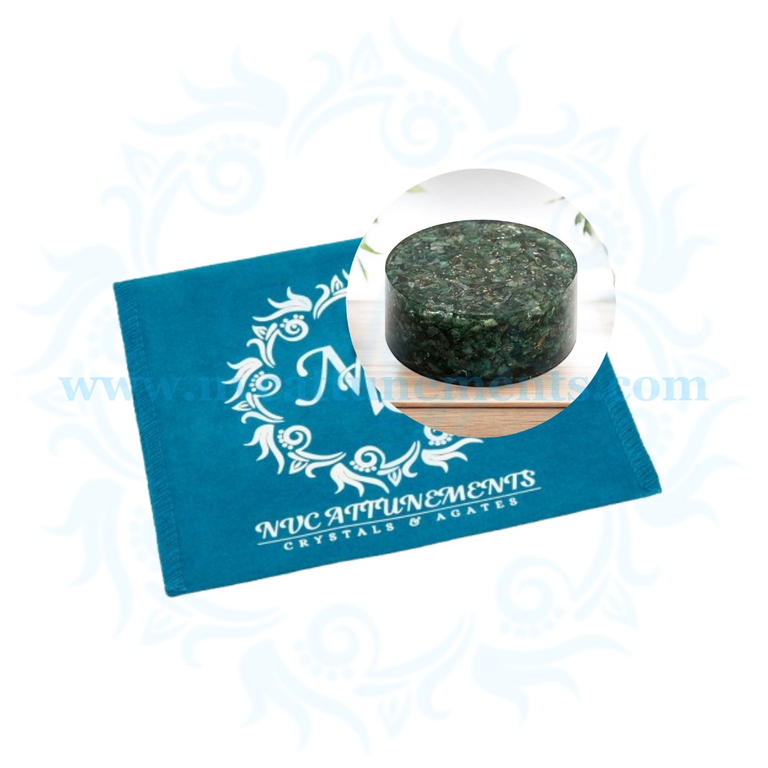 Green Jade Orgonite Paper Weight