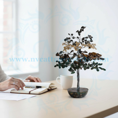 Money Magnet Natural Crystal Stone Tree