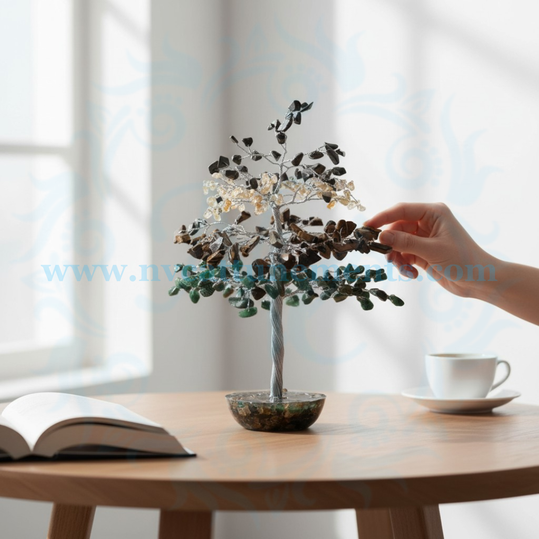 Money Magnet Natural Crystal Stone Tree