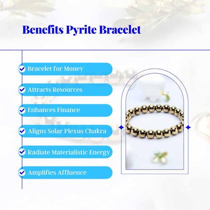 Pyrite Crystal Bracelet