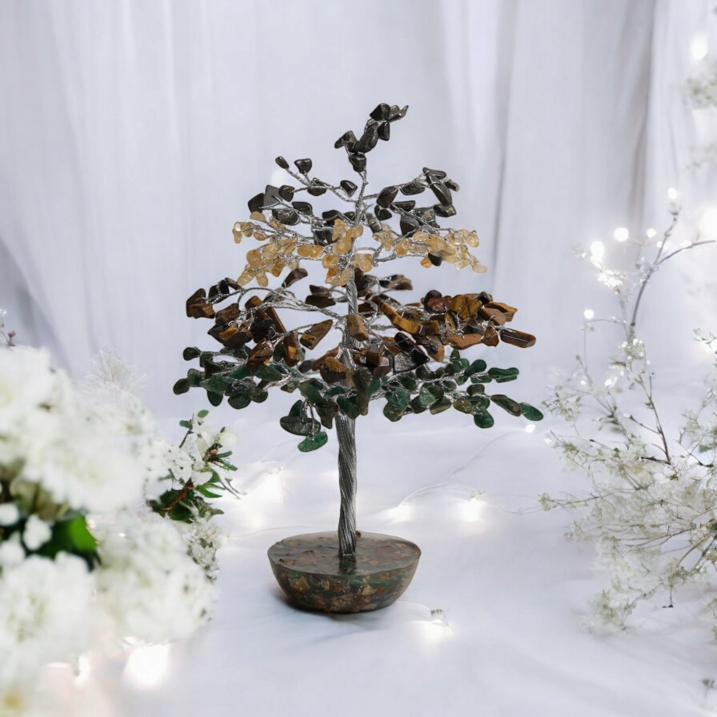 Money Magnet Natural Crystal Stone Tree