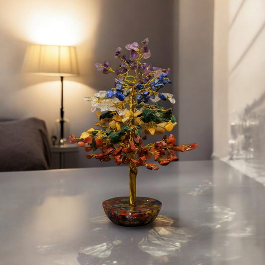Seven Chakra Natural Crystal Stone Tree