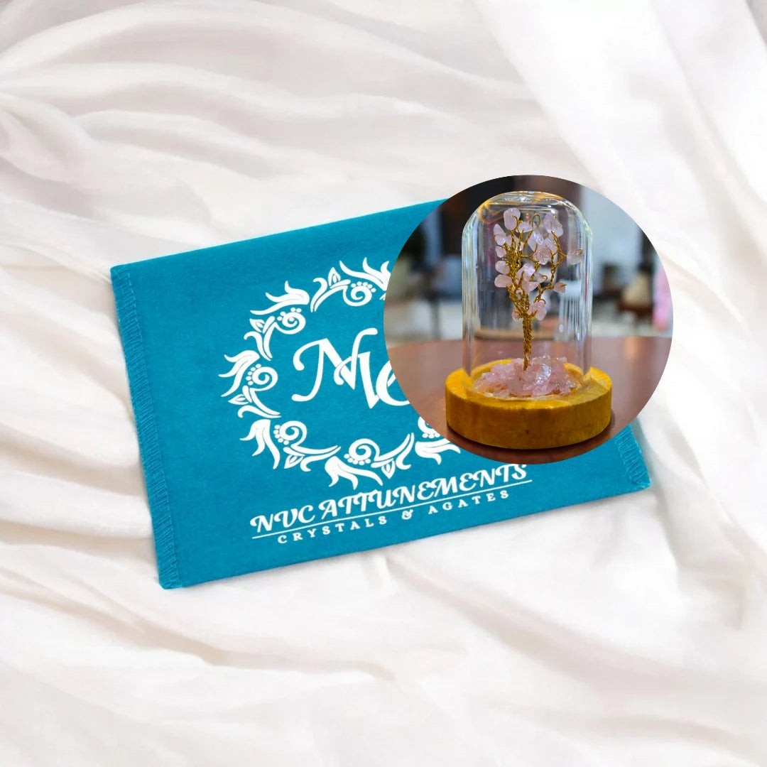 Rose Quartz Table and Car Décor Tree