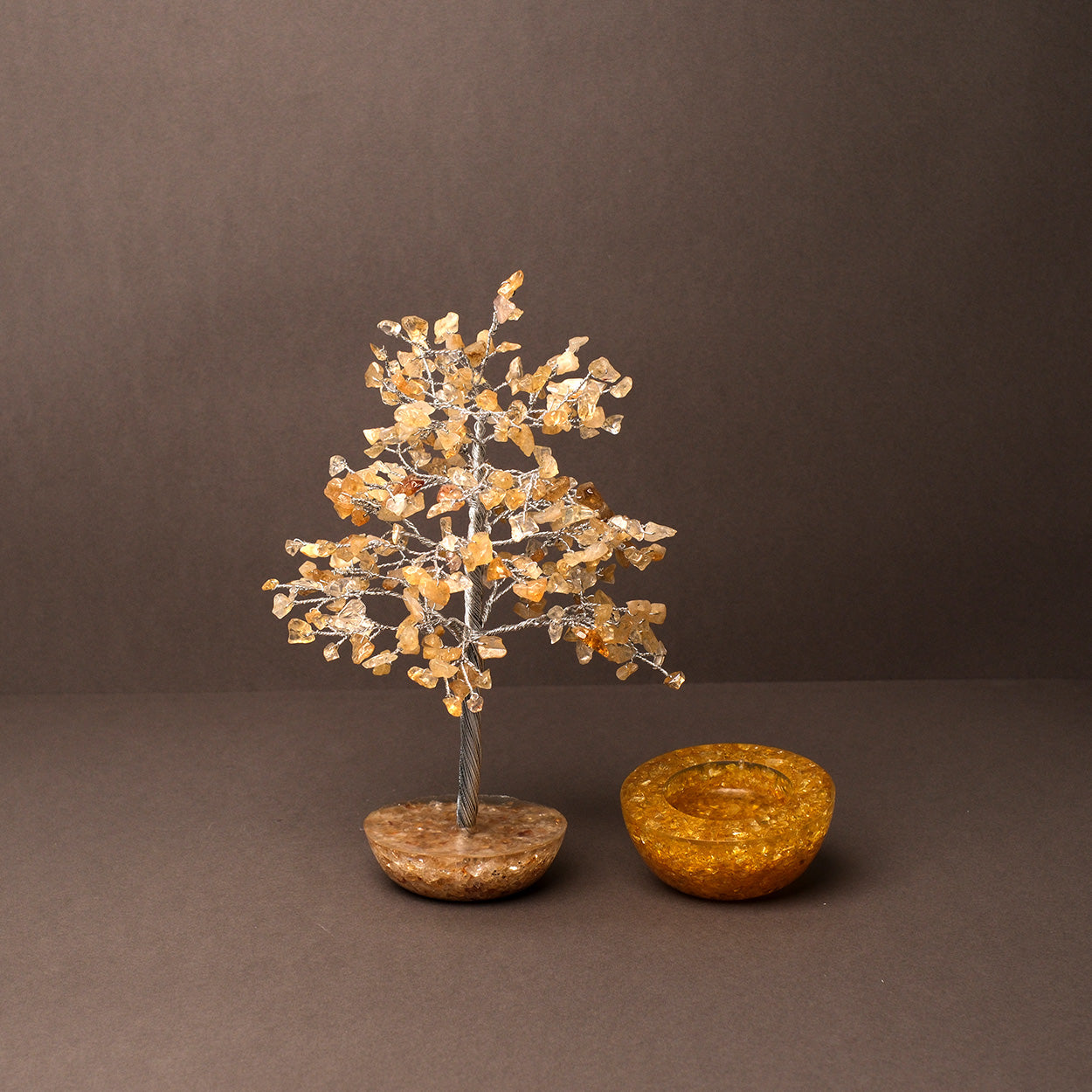 Citrine Combo (Tree-candle Holder)