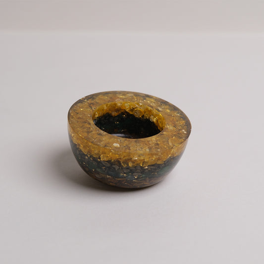 Money Magnet Orgonite Candle Holder