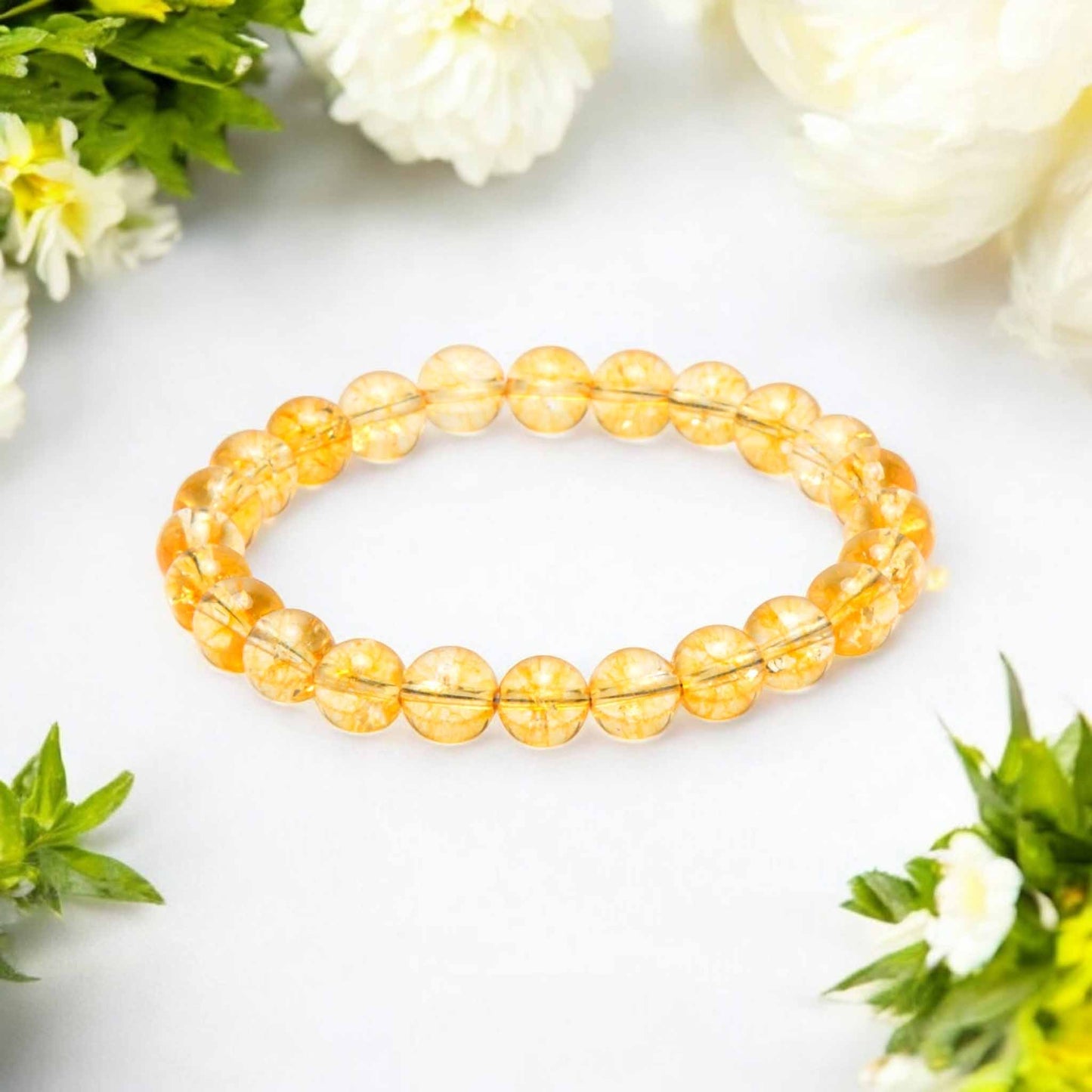 Yellow Citrine Crystal Bracelet